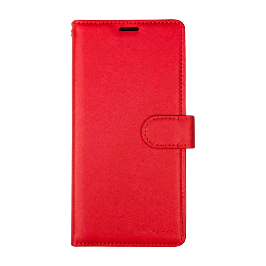 Simply Roar Mag Assemble Diary Case Red for iPhone 16/Plus/Pro/Pro Max