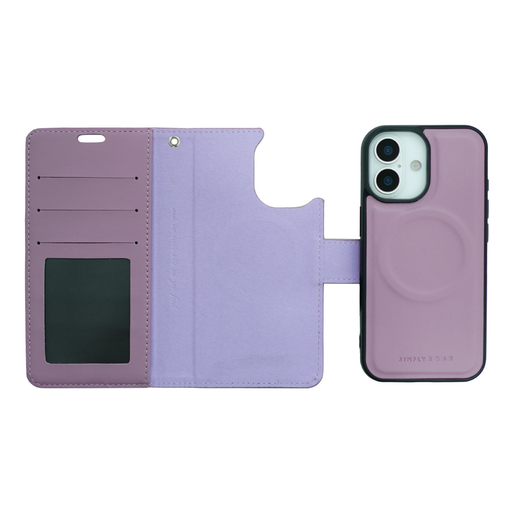 Detach Diary MagSafe Purple Case for iPhone 17 Series