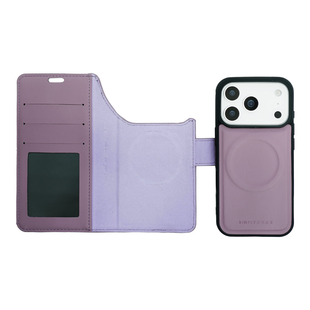 Detach Diary MagSafe Purple Case for iPhone 17 Series