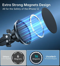 [Gift Under $50] Choetech Magsafe Car Phone Magnetic Holder [Online Exclusive]