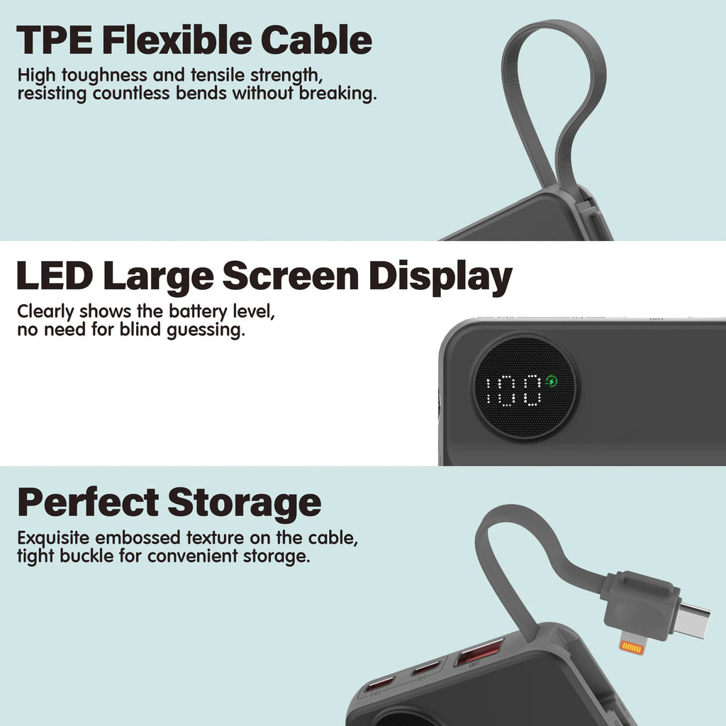 Choetech 10000mAh MagSafe Black Power Bank