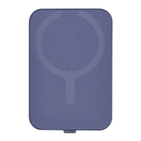 Magnetic Leather Wallet Stand Navy
