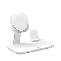 Momax Q Pro 3 in 1 MFi MagSafe White Stand Charger