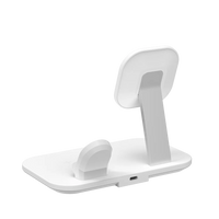 Momax Q Pro 3 in 1 MFi MagSafe White Stand Charger