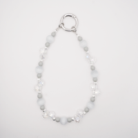 Crystal Gray Wristlet Strap