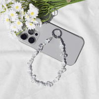 Crystal Gray Wristlet Strap