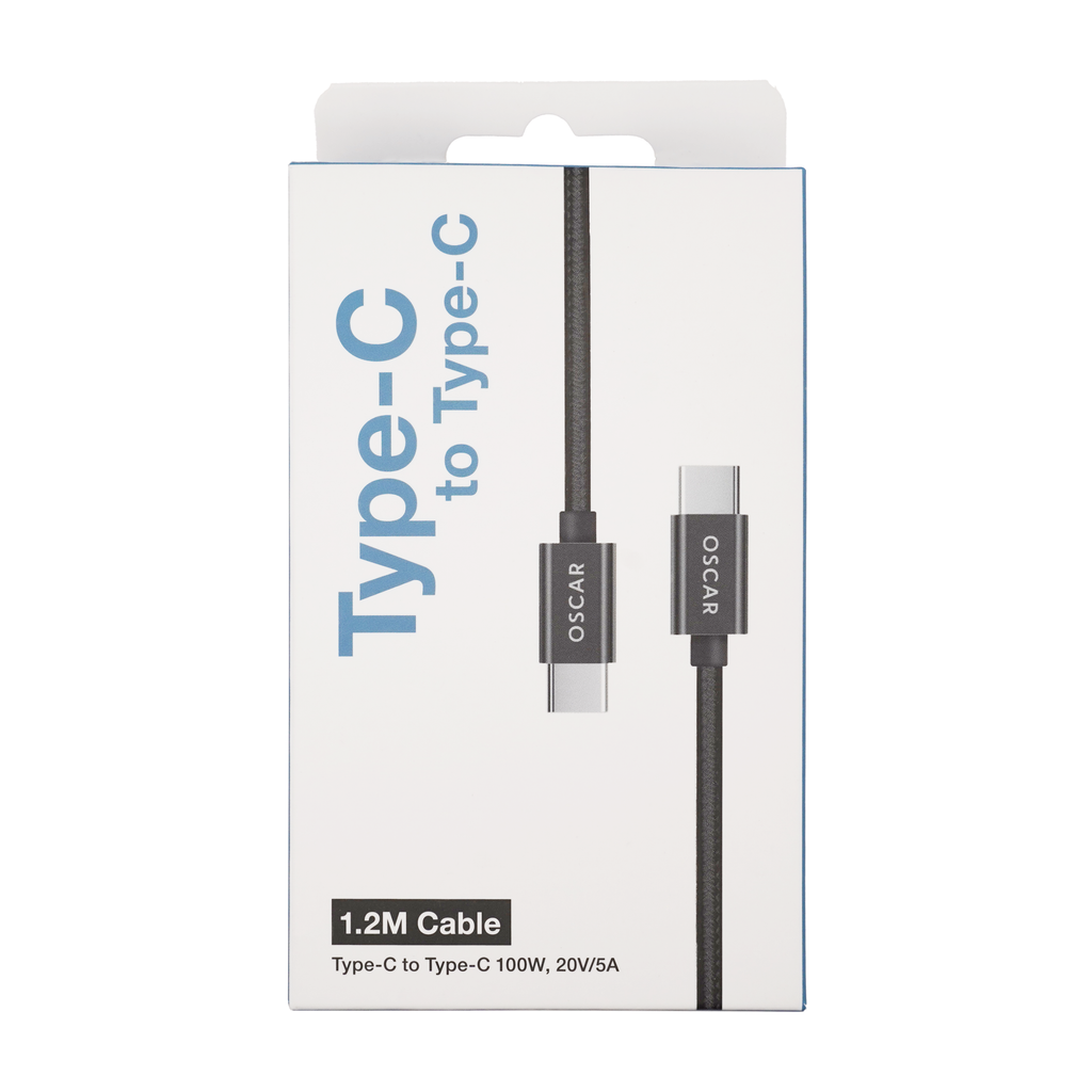 Oscar C to C 100W 1.2M Cable Black