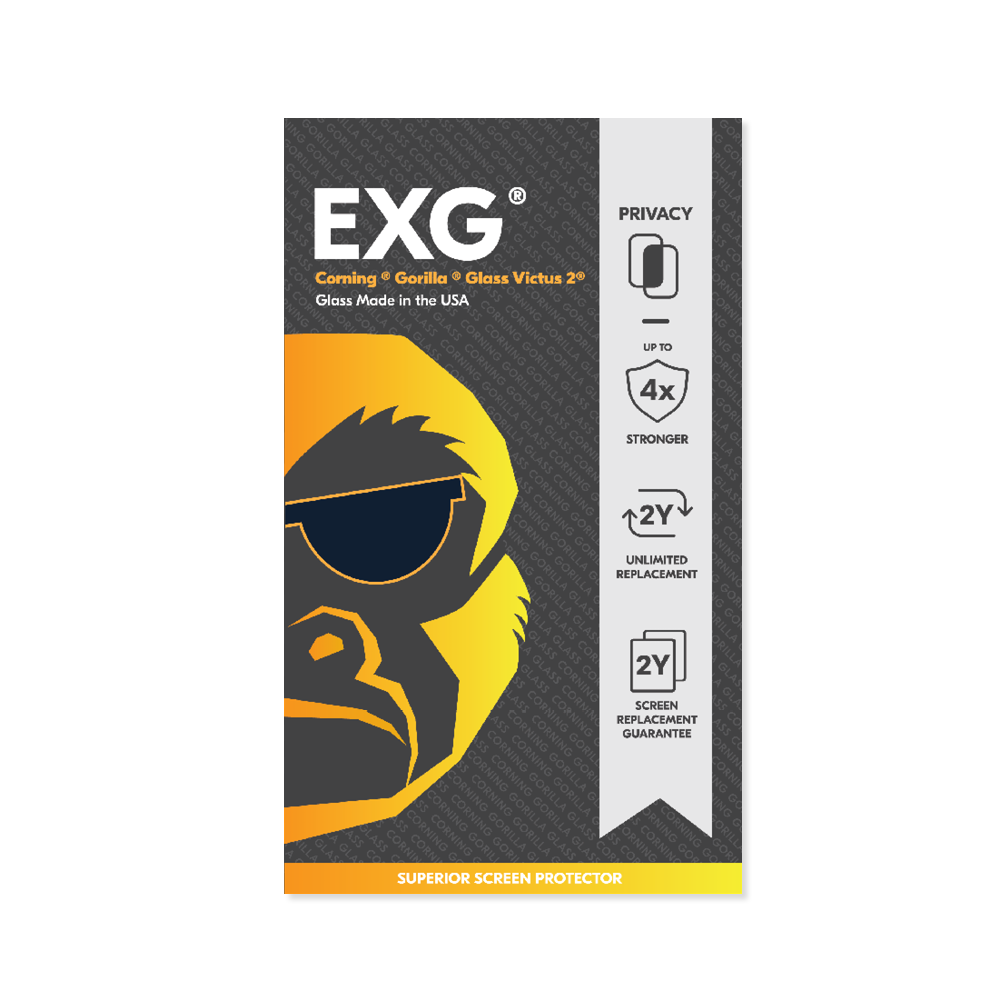 EXG Corning Glass Privacy Screen Protector for iPhone 17 Series
