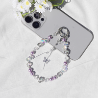 Jewel Purple Wristlet Strap