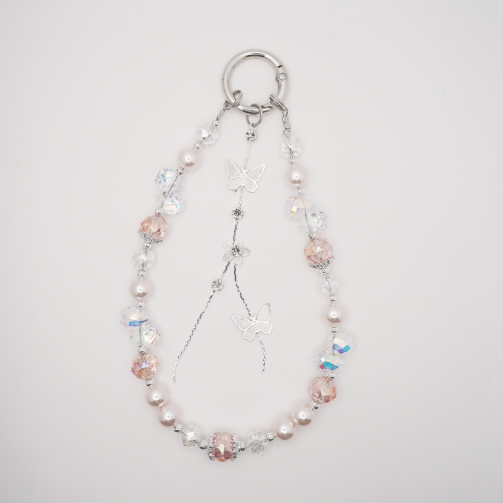 Jewel Pink Wristlet Strap