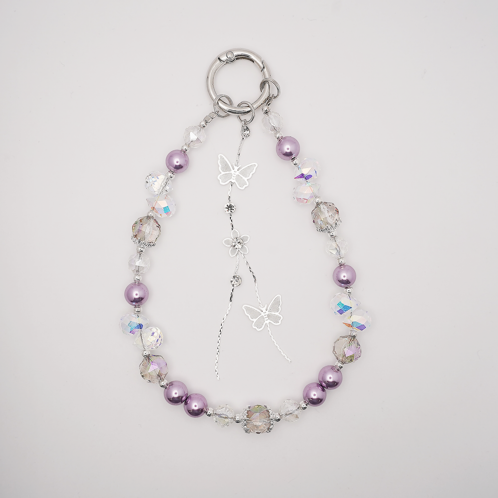 Jewel Purple Wristlet Strap