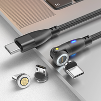 PD 100W USB Type-C Magnetic Charging Premium Cable 1m Black [Online Exclusive]