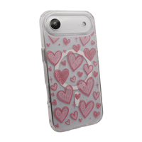 Heart MagSafe Pink Case for iPhone 17 Series