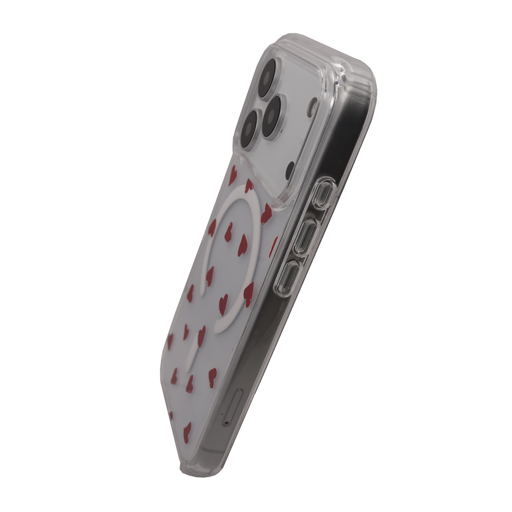Heart MagSafe Red Case for iPhone 17 Series