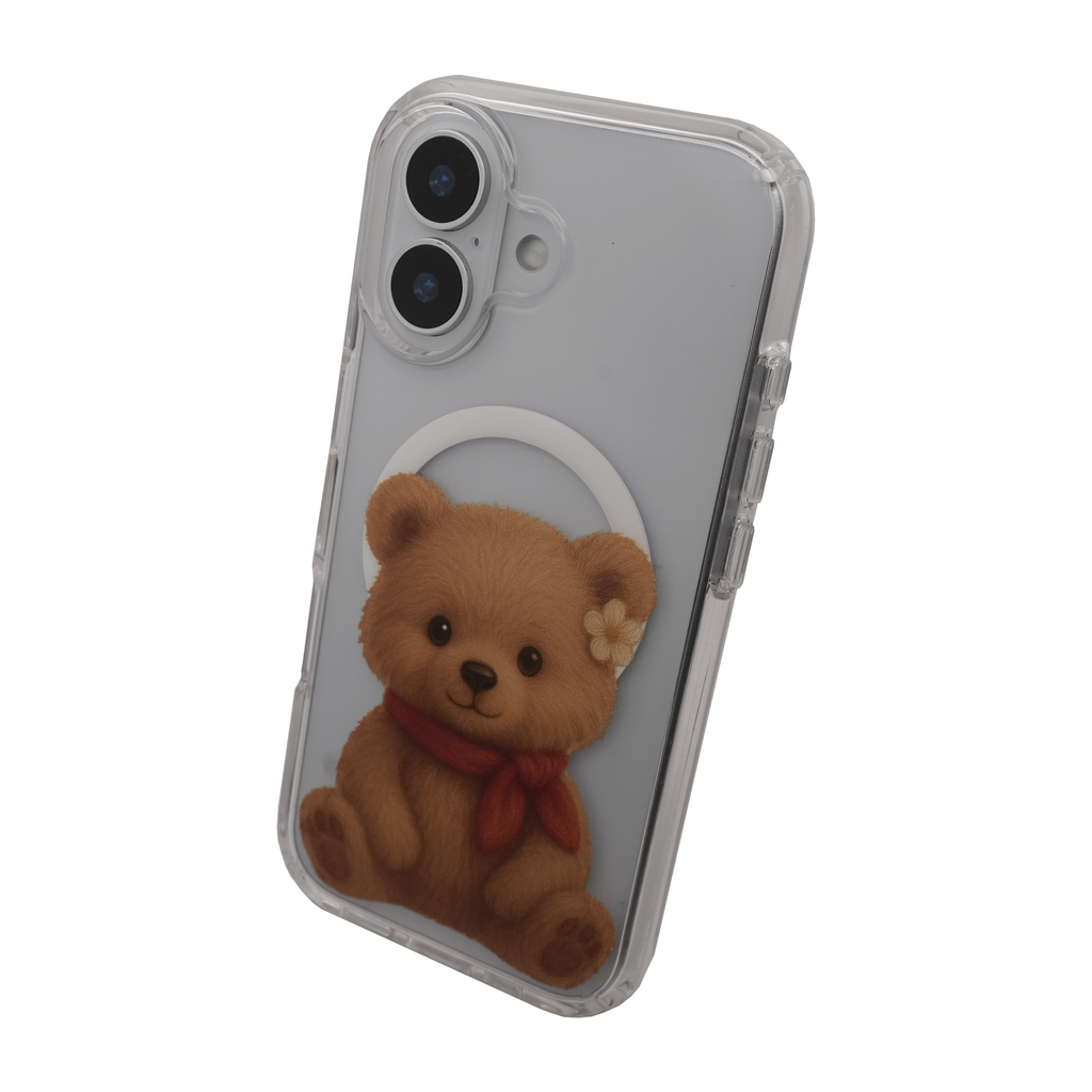 Teddy Bear MagSafe Case for iPhone 17 Series