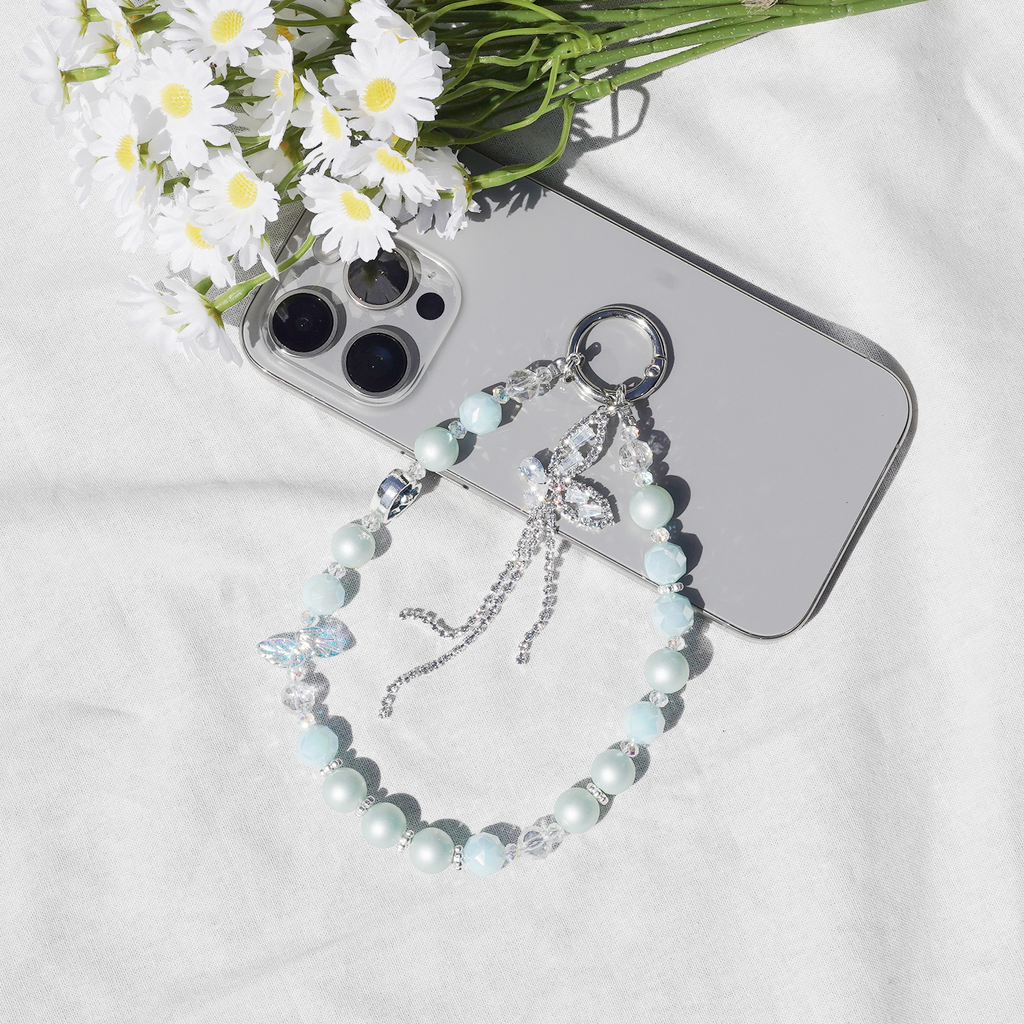Velvet Blue Wristlet Strap