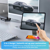 Oscar Magnetic iPad Stand with Wireless Charging Pad for iPad Pro / Air (11 inch / 12.9 inch)