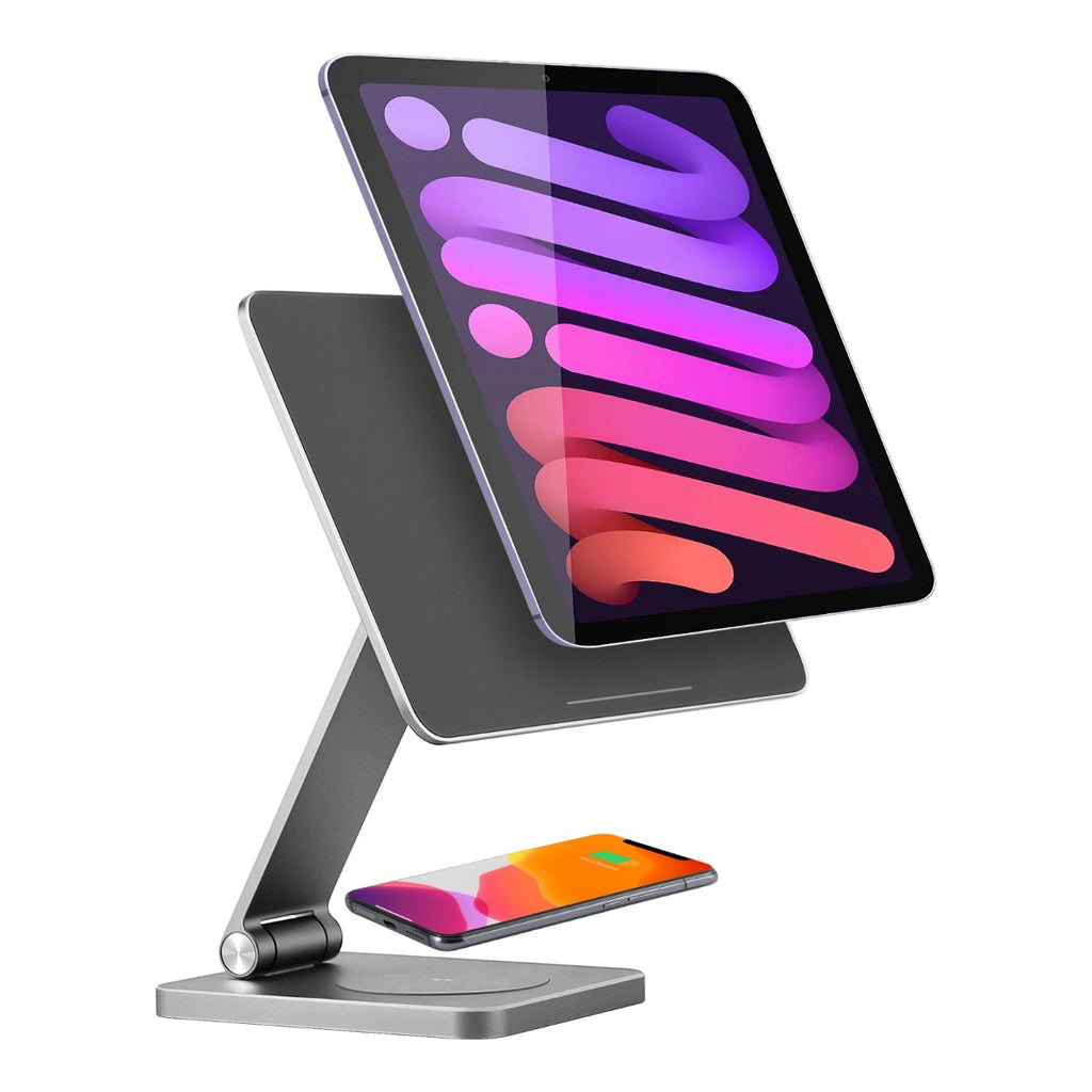 Oscar Magnetic iPad Stand with Wireless Charging Pad for iPad Pro / Air (11 inch / 12.9 inch)