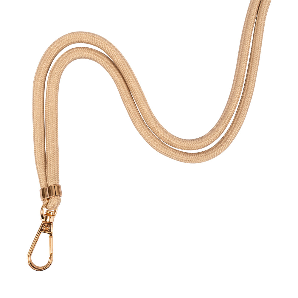 Oscar Beige Phone Lanyard