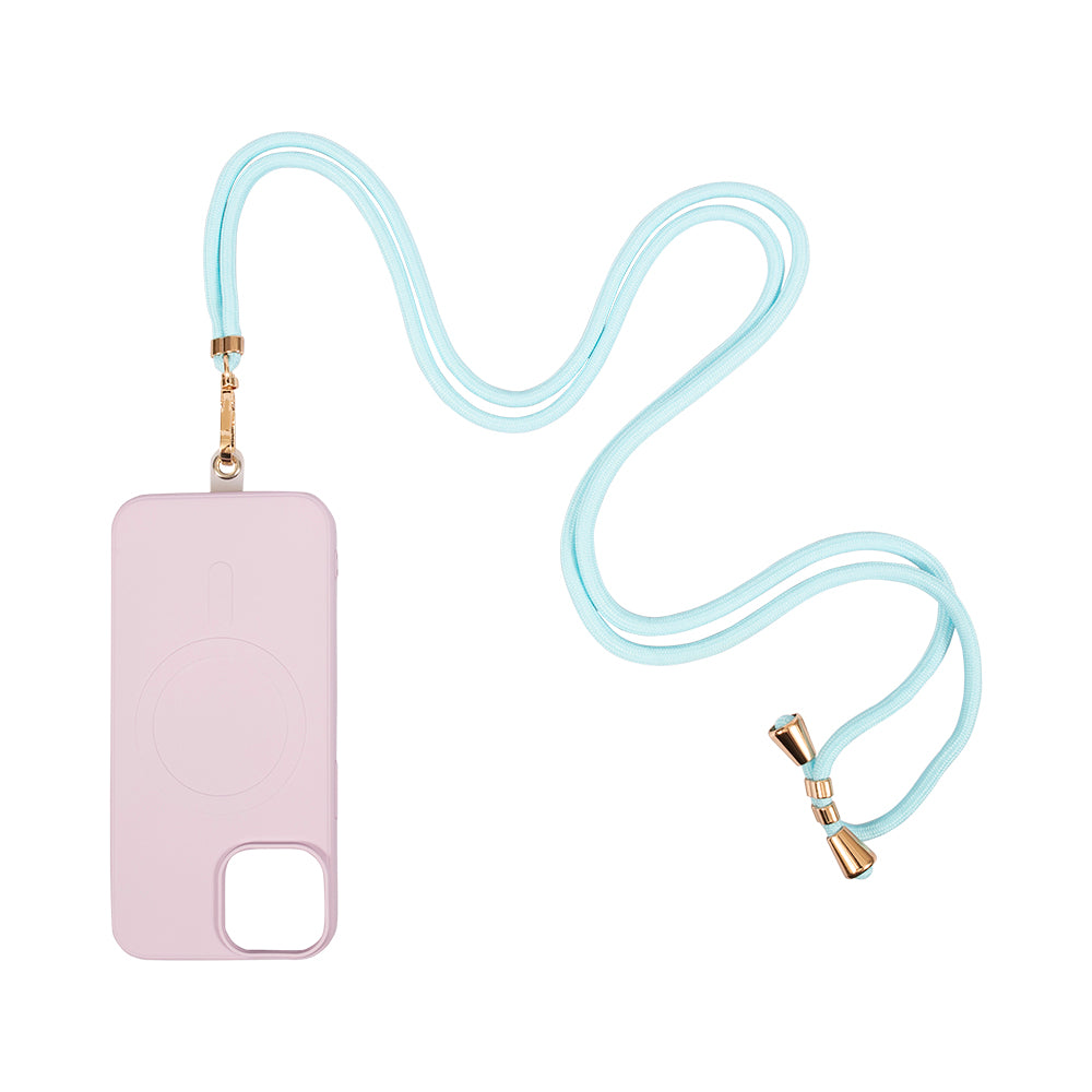 Oscar Celeste Blue Phone Lanyard