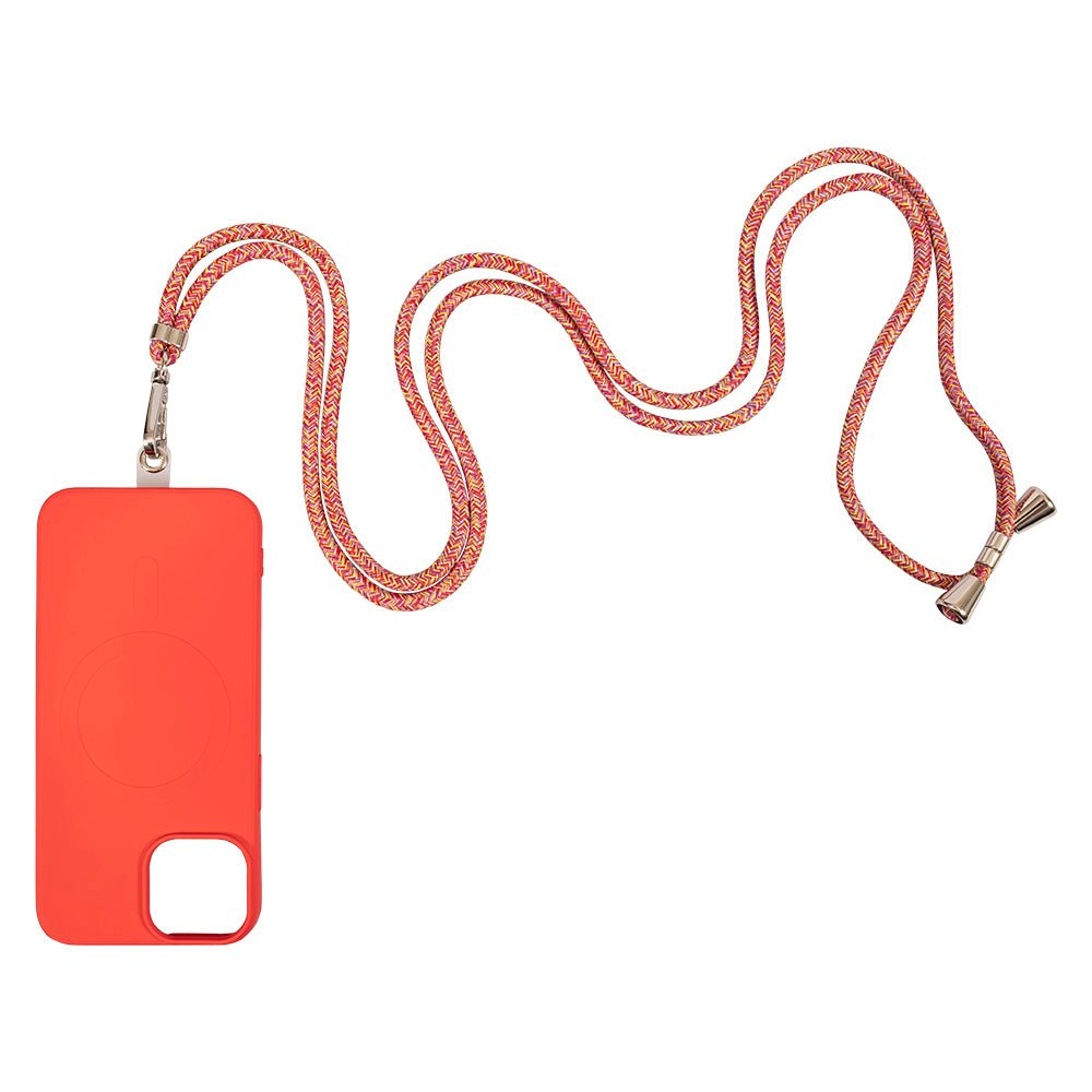 Oscar Chevron Red Phone Lanyard