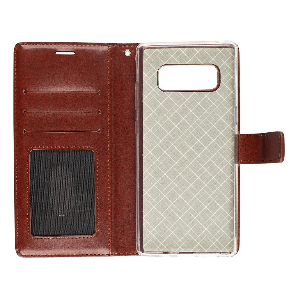 Oscar Vegan Leather Wallet Case for Samsung Galaxy Note 8