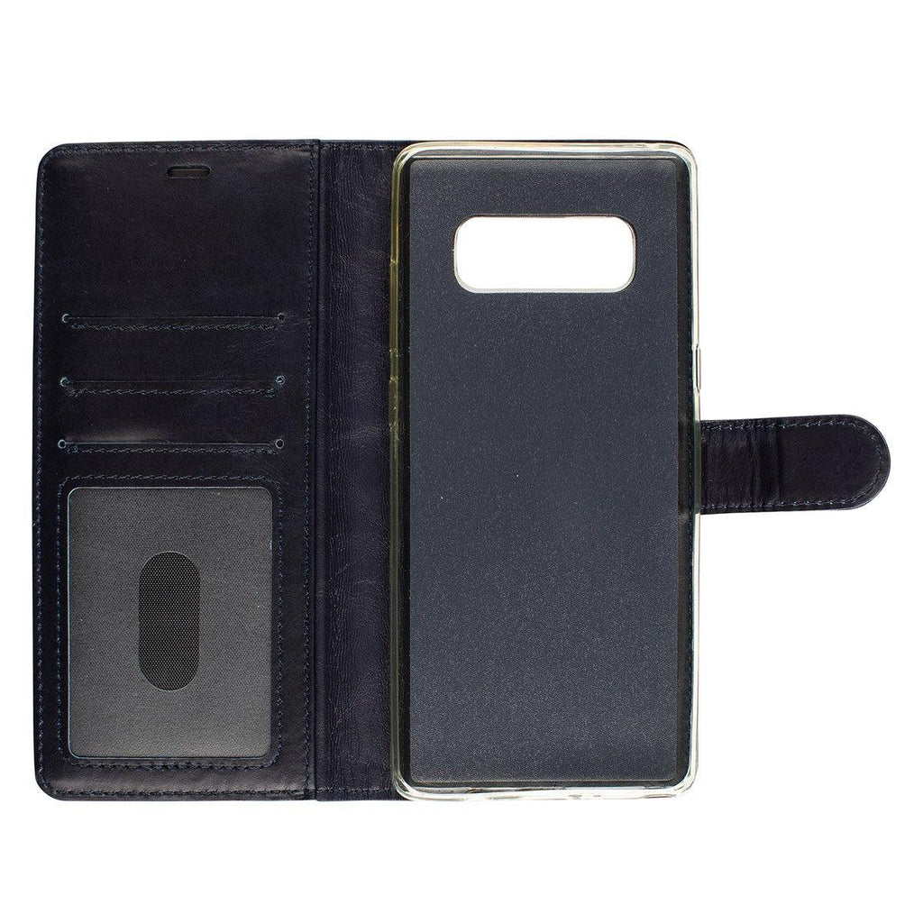 Oscar Genuine Leather Wallet Case for Samsung Galaxy Note 8