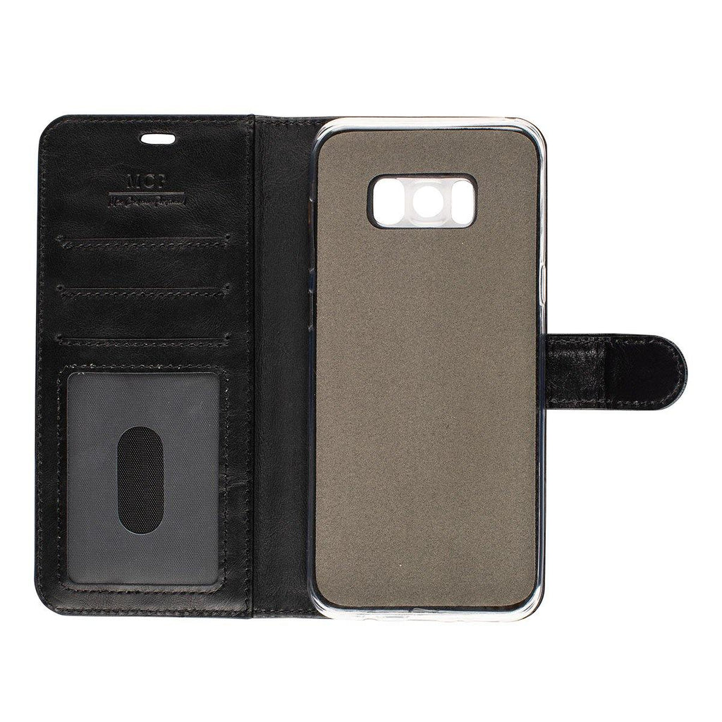 Oscar Genuine Leather Wallet Case for Samsung Galaxy Note 8