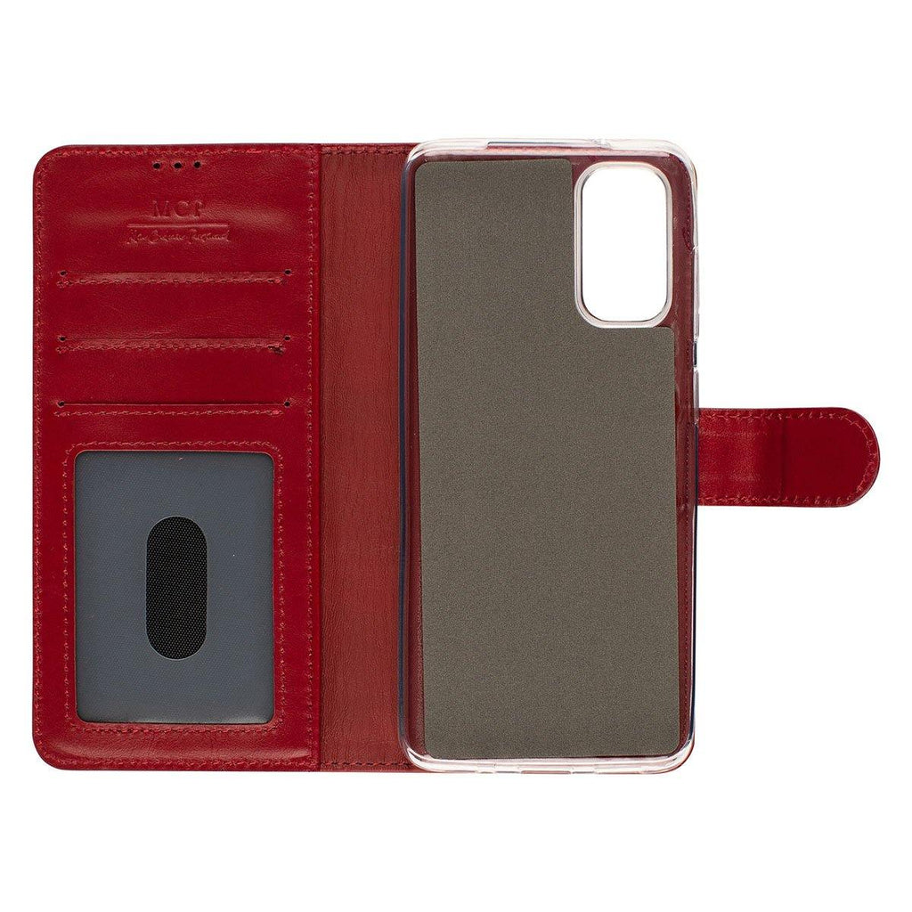 Oscar Genuine Leather Wallet Case for Samsung Galaxy S20