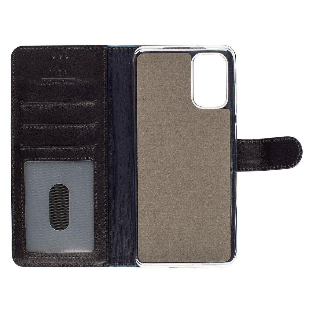 Oscar Genuine Leather Wallet Case for Samsung Galaxy S20 Plus