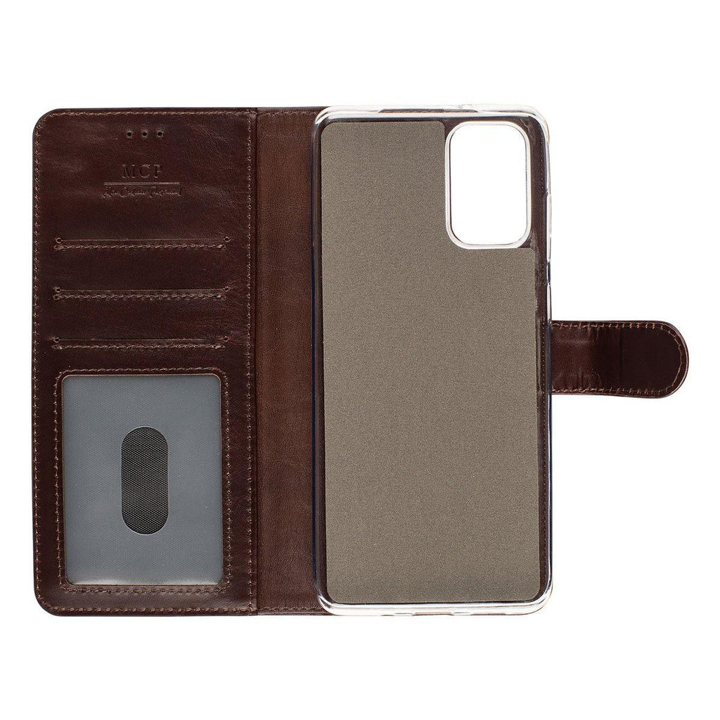 Oscar Genuine Leather Wallet Case for Samsung Galaxy S20 Plus