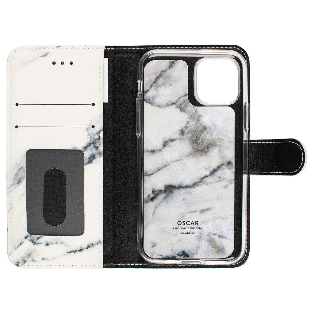 Oscar Marble Diary Wallet Case for iPhone 11 Pro