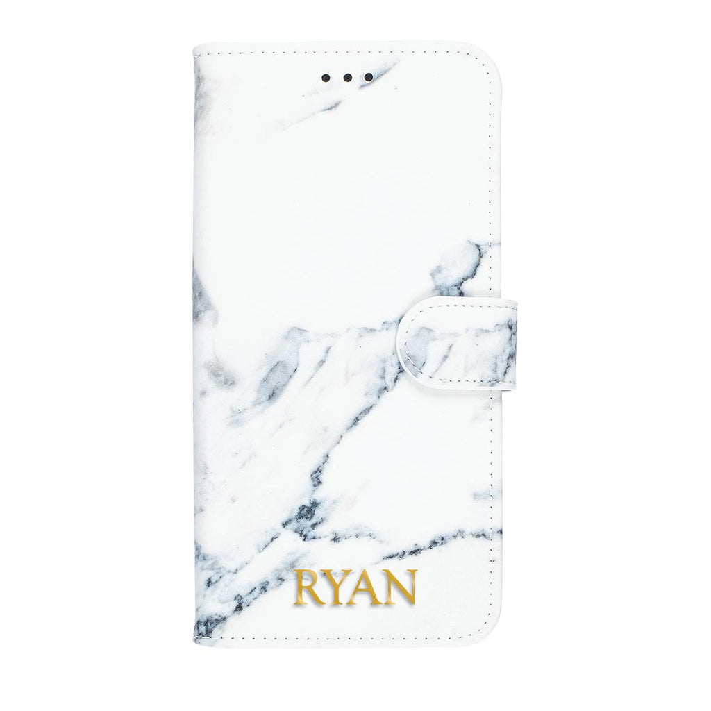 Oscar Marble Diary Wallet Case for iPhone 11 Pro Max