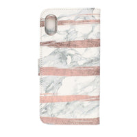 Oscar Marble Diary Wallet Case for iPhone XS Max