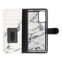 Oscar Marble Diary Wallet Case for Samsung Galaxy Note 20