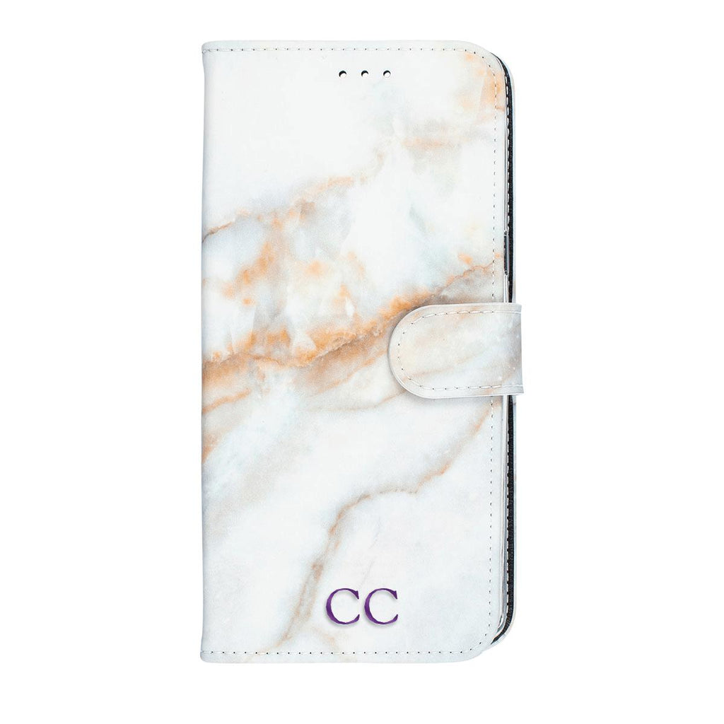 Oscar Marble Diary Wallet Case for Samsung Galaxy Note 8