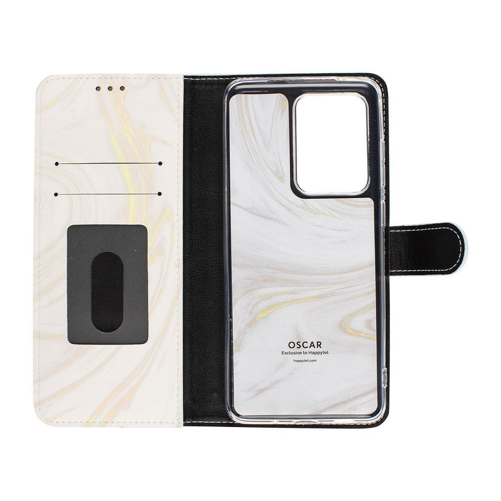 Oscar Marble Diary Wallet Case for Samsung Galaxy S20 Ultra