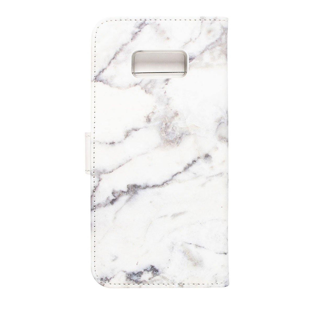 Oscar Marble Diary Wallet Case for Samsung Galaxy S8 Plus