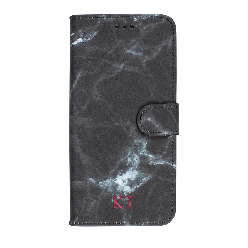 Oscar Marble Diary Wallet Case for Samsung Galaxy S9 Plus