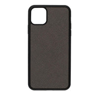 Oscar Saffiano Leather Back Case for iPhone 11 Pro Max