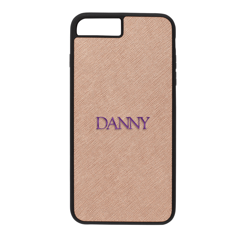 Oscar Saffiano Leather Back Case for iPhone 7 Plus/8 Plus