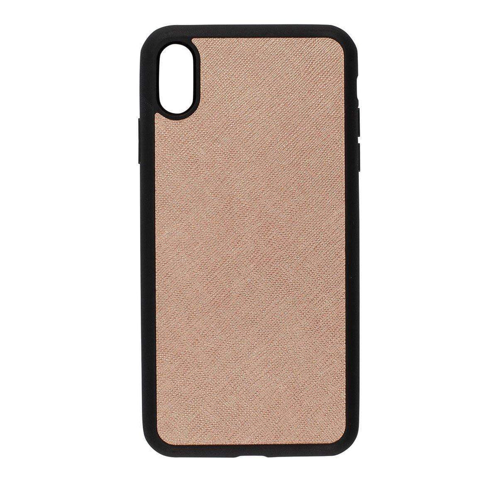 Oscar Saffiano Leather Back Case for iPhone XS Max