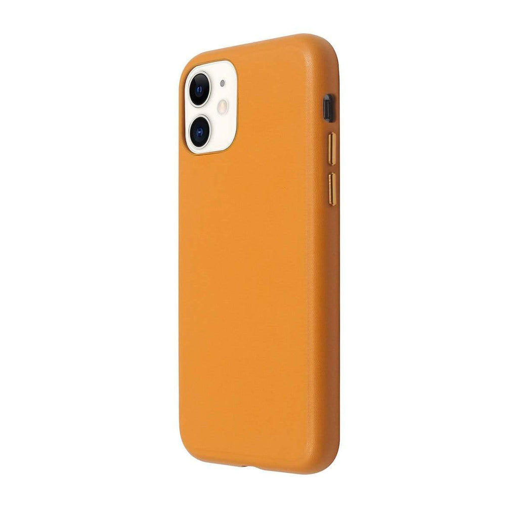 Oscar Vegan Leather Back Case for iPhone 11