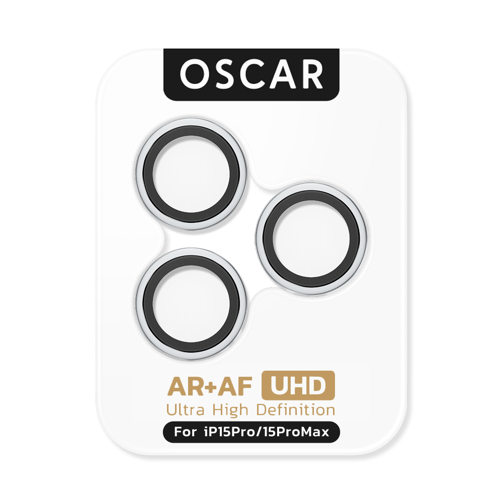 Camera Metal Protector Silver for iPhone 15 Series