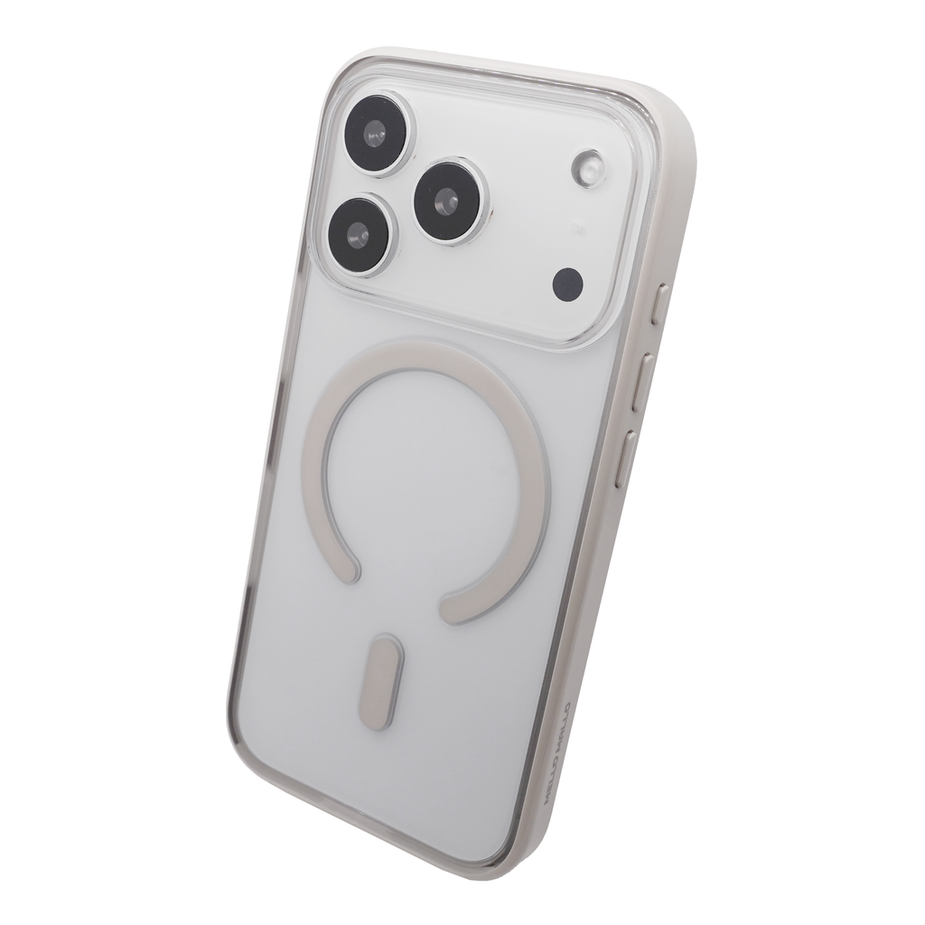 Clear Touch MagSafe White Case for iPhone 17 Series