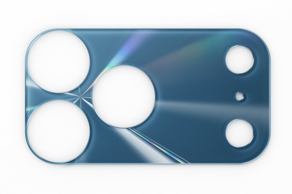 Cam Base Shine Protector Blue for iPhone 17 Series