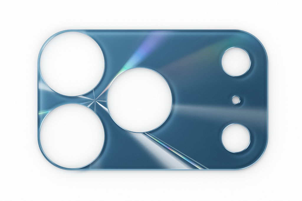 Cam Base Shine Protector Blue for iPhone 17 Series