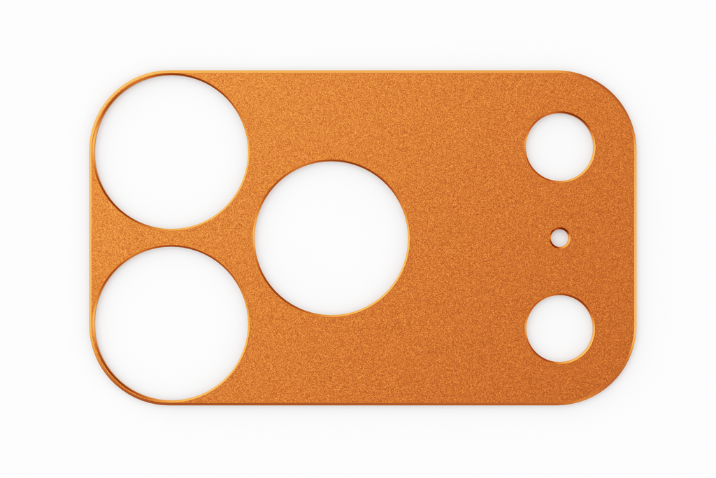 Cam Base Metal Protector Orange for iPhone 17 Series