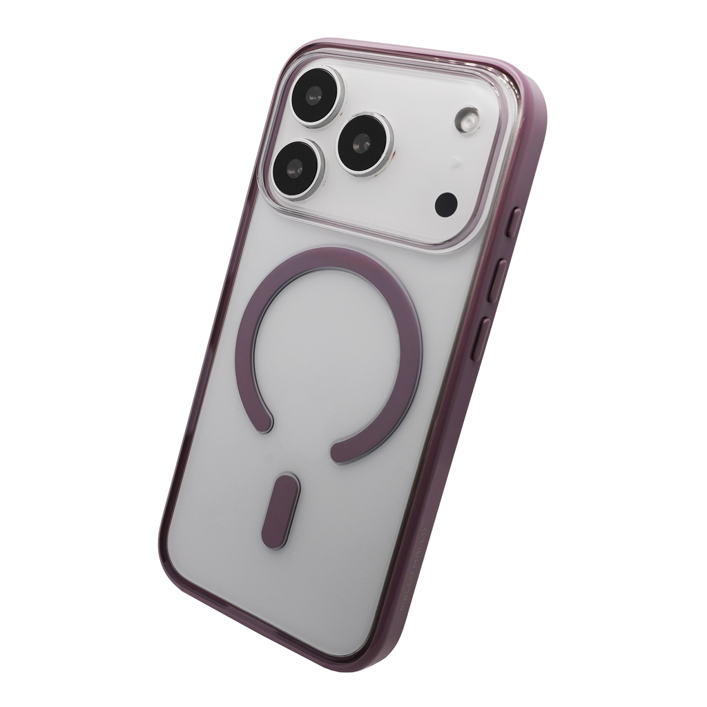 Clear Touch MagSafe Purple Case for iPhone 17 Series