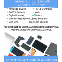 [ 4 Pack x 1M ] Magnetic Cable Phone Charging Cable [Online Exclusive]